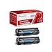 Awesometoner© 2 Pack Compatible Canon 126 Black Toner Cartridge for (3483B001)