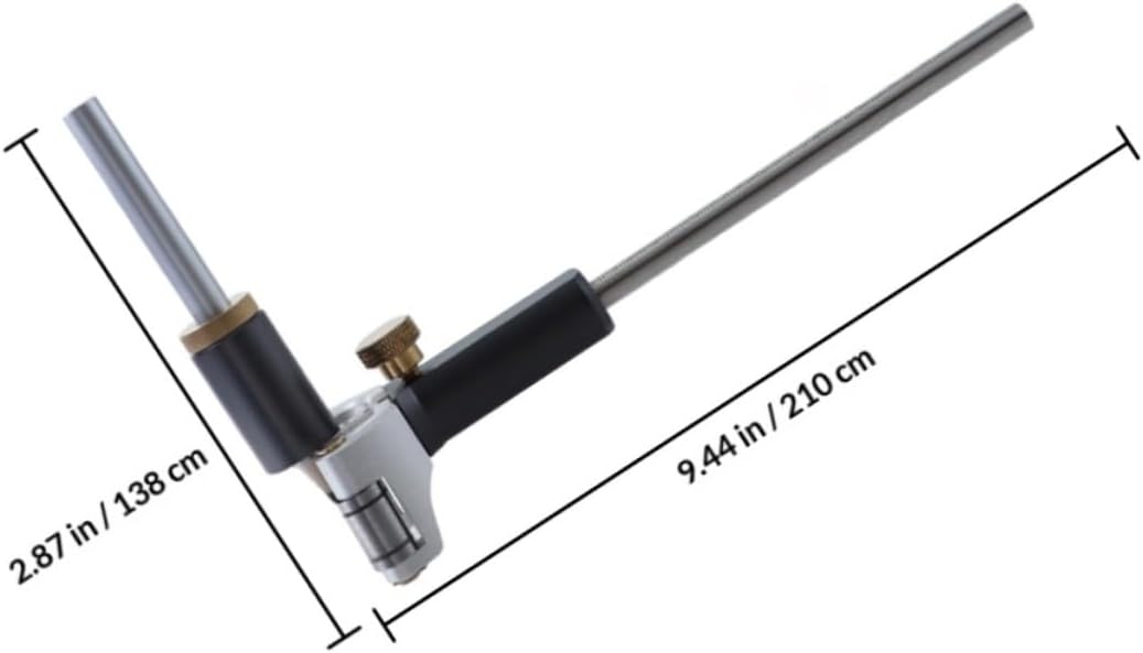 Adjustable Handheld Scriber Parallel Line Gauge Woodworking Tool Precision Marking Gauge for Outdoor Use Random Color