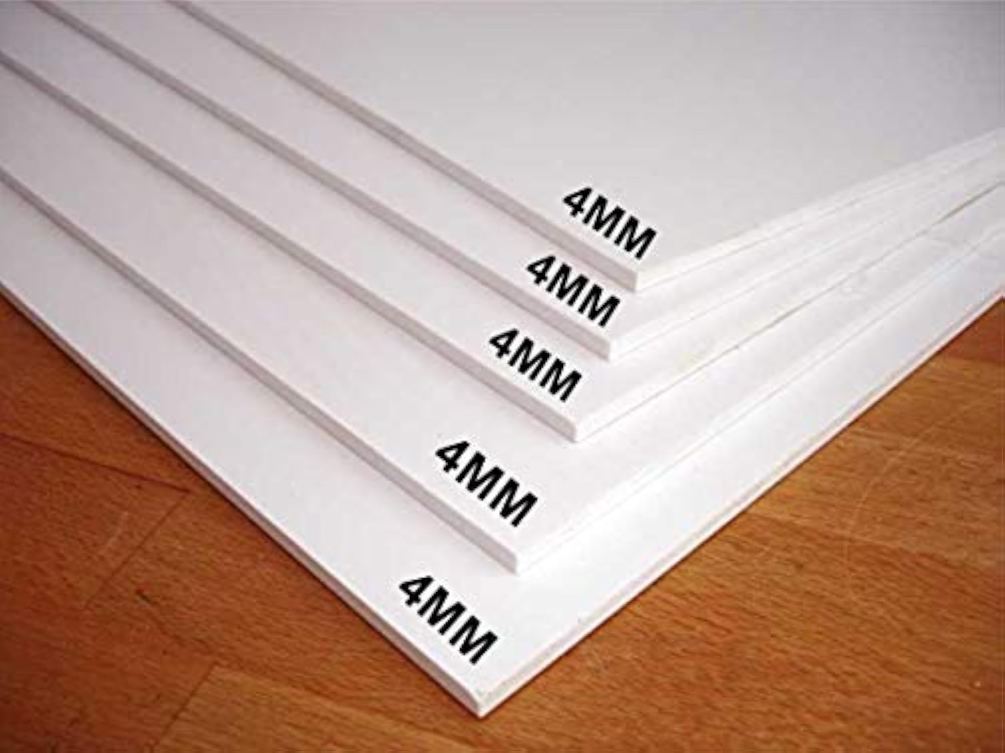 4MM Sunboard PVC Foam Board - Pack of 4 Sheets