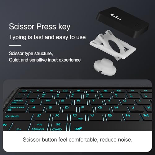 Clavier iPad Air 4 étui rétroéclairé pour travailler partout