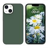 BENTOBEN Compatible with iPhone 14 Case, Soft Silicone Gel Rubber Bumper Microfiber Lining Hard Back Shockproof Protective Phone Cover for iPhone 14 6.1', Army Green