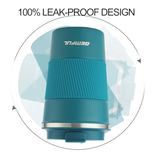 GEMFUL Travel Coffee Mug Insulated Stainless Steel Coffee Cup for Cold and Hot Drinks Home Office Outdoor Works 380ml/13oz - Image 4