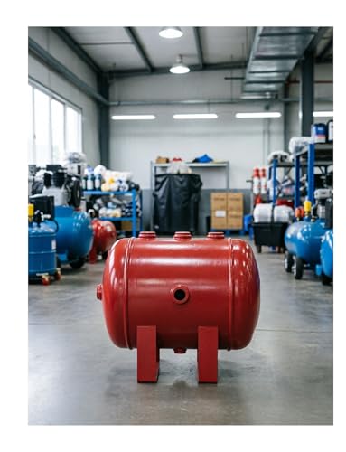 Pro Hochdruck-Lufttank, Vorratsbehälter aus Kohlenstoffstahl mit Installationssatz. Vielseitig einsetzbar for Autoreparatur und mehr(20L/5.3gal)