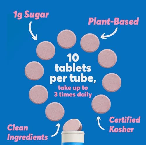Nuun Sport: Electrolyte Drink Tablets, Box of 4 Tubes (40 servings), Tri-Berry, Electrolyte Hydration Supplement - 3