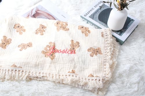 Couverture bébé en coton personnalisée de qualité supérieure style bohème
