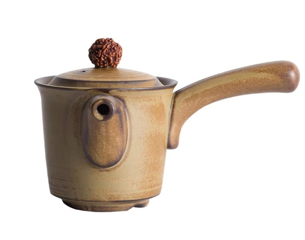 Théière en céramique faite à la main 150ml avec infuseur pour thé en feuilles