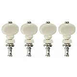 Machine Head Set for Ukulele Grover 3 W Blanc Ukulélé Lot de 4 boutons