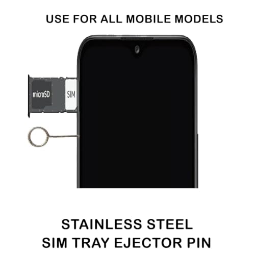 Image of Shreya Digital SIM Card Removal Tool SIM Ejector Pin Compatible with All Samrtpohne Tablets etc (Pack of 10)