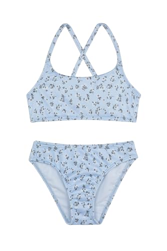 Gottex Kids Ditsy Dream Textured Criss Cross Strap Swim SetChlorine Fade Resistant and Built-in UPF UV 50+ Protection