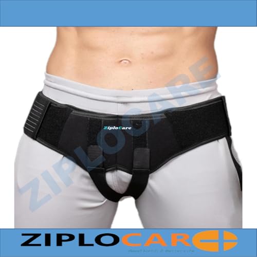 Faja Para Hernia Premium Ajustable Para Hombre Negra, Talla L miniatura 3