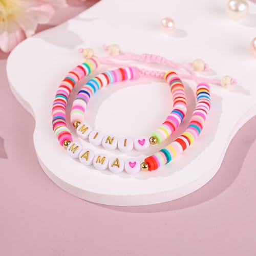 First Day of School Gift Kindergarten Prek Bracelet Mommy and Me Bracelets Back to School Gifts Adjustable Cross Bracelets for Kids Girls Boys Jewelry Gift4