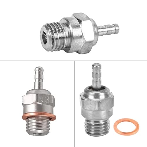 5Packs RC Glow Plug 70117#3 N3 Medium Hot Spark Nitro Engine Parts Replace OS 8 Compatible with Kyosho Redcat HPI HSP 1/8 1/10 RC Car Truck Buggy