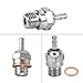 5Packs RC Glow Plug 70117#3 N3 Medium Hot Spark Nitro Engine Parts Replace OS 8 Compatible with Kyosho Redcat HPI HSP 1/8 1/10 RC Car Truck Buggy
