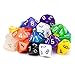 Wiz Dice Bulk Random Polyhedral Dice (D10-25 Pack) - Polyhedral Role Playing Dice in Unique Colors - DND Accessories for TTRPG Dice Games - Ideal Roleplaying Game Dice