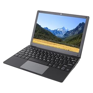 Laptop 10,  Zoll, Tragbarer Reise -Laptop mit N4020 Quad -Core -Prozessor, 8 GB RAM, 1280 X 800 Display, Integrierte Webcam, WLAN, USB -Schnittstelle (EU-Stecker 128GB) (EU-Stecker 256GB)