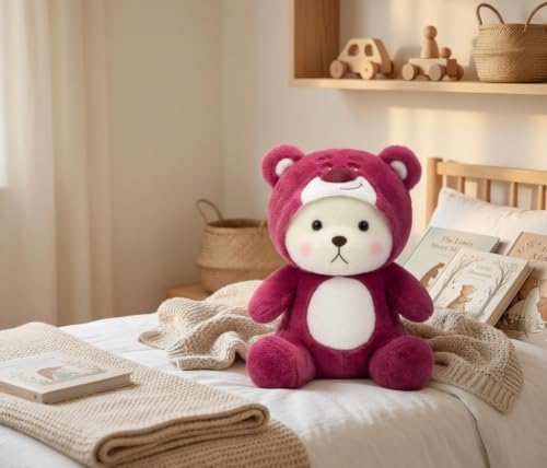 PLUSHIVA 30 cm Red Hoodie Teddy Bear - Image 7