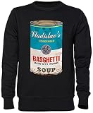 Impreso en Europa Vladislavs Condensed Basghetti What We Do In The Shadows Negro Jersey Sudadera Unisexo Hombre Mujer Tamaño XXL Black Unisex Jumper Size XXL