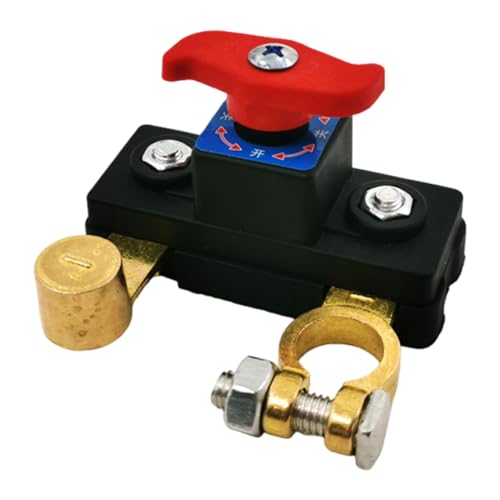 �Ԃ̃o�b�e���[�ؒf�X�C�b�` - �R�d�h�~�̈��S���Ƌً}�d���Ւf | 12V/24V 100A �o�b�e���[�A�C�\���[�^�[�L���X�C�b�` | RV�A�g���b�N�A�{�[�g�AATV�A���b�g�A�C�m�p�r����