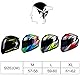 Mulcort Motorradhelm Full Face Rapid Street Helm Unisex Erwachsene Cool Rider Equipment Four Seasons New Street Touring Motorradhelm Style D Größe L, Black and green