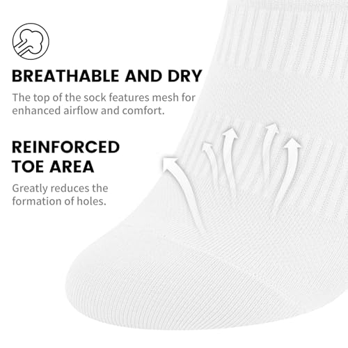 wernies No Show Socks Men 10 Pairs Casual Low Cut Ankle Socks with Non Slip Invisible Socks2