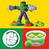 Play-Doh Marvel Hulk Smash & Squish Kids Playset with Bendy Action Figure and Accessories, Imagination Toys for Boys and Girls 4 and Up