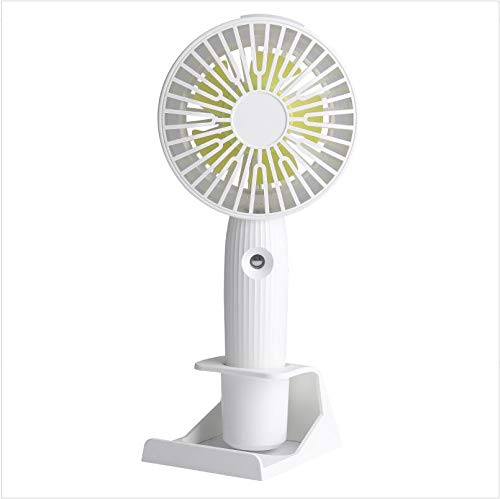 USB Desk Fan Handheld USB Spray Refrigeration Small Fan Portable Rechargeable Mute Office Desktop Student for Home Office Travel Indoor Outdoor