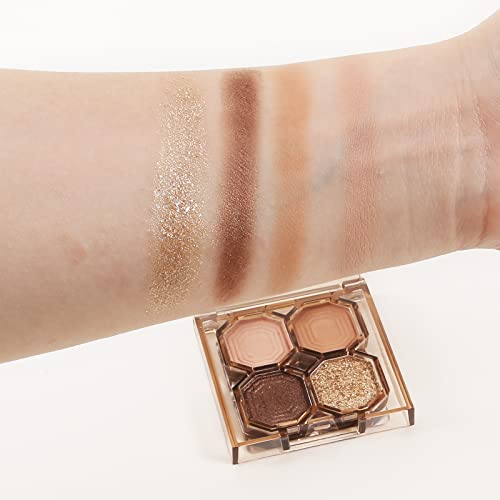 Boobeen Eyeshadow Palette - Matte Glitter Eyeshadow Makeup, Creamy Pigmented Eyeshadow Powder To Define Natural Eye Look #TOP3