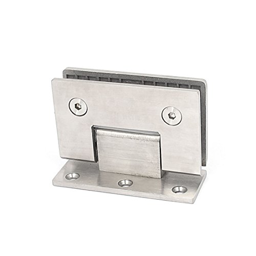 Aexit 7mm Thick 202 Stainless Steel Bathroom Stair Glass Clip Support (62db7f59b33b518b669ba4cf7ae75a66)