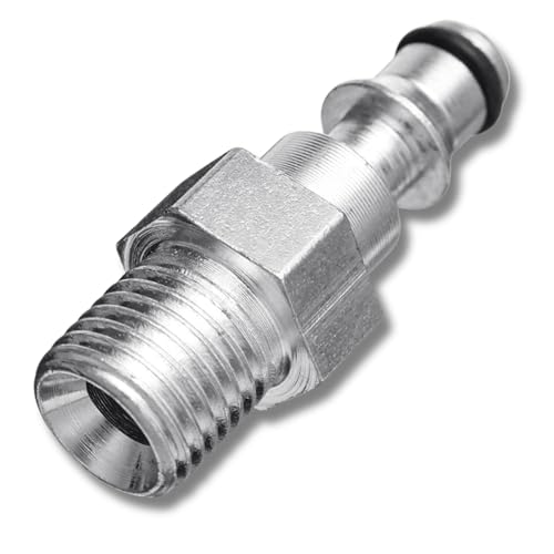 Adattatore 1/4 per Pistola Idropulitrice Lavor – Attacco Rapido Acqua | Innesto a Baionetta per Collegare Tubo Filettato a Pistola Lavorwash S'09 - S'10Y – G’19 (Adattatore 1/4)