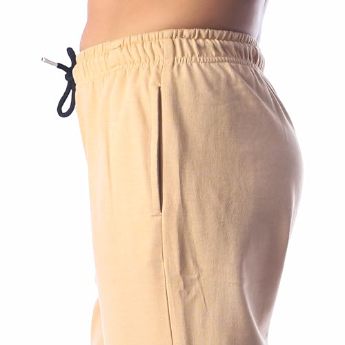 Image of London Hills Women's High Rise Cotton Blend Regular Fit Joggers Track Pants Solid Track Pants