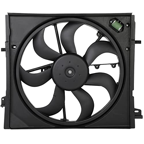 ROADFAR Engine Cooling Fan Assembly Compatible with 2017-2019 for Nissan Rogue Sport 2.0L