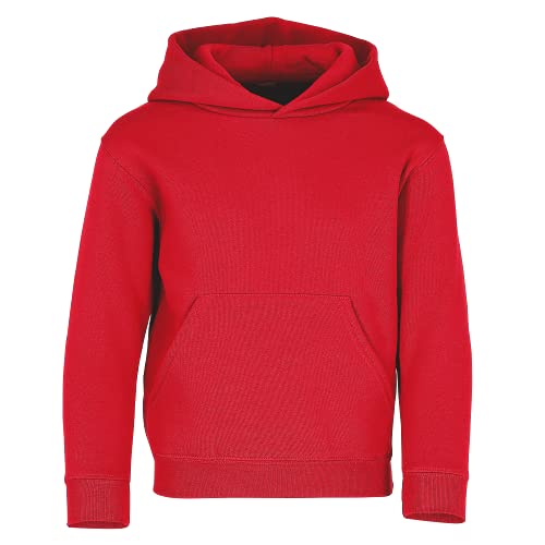 Fruit of the Loom: Kids` Hooded Sweat 62-043-0, Größe:152 (12-13);Farbe:Red
