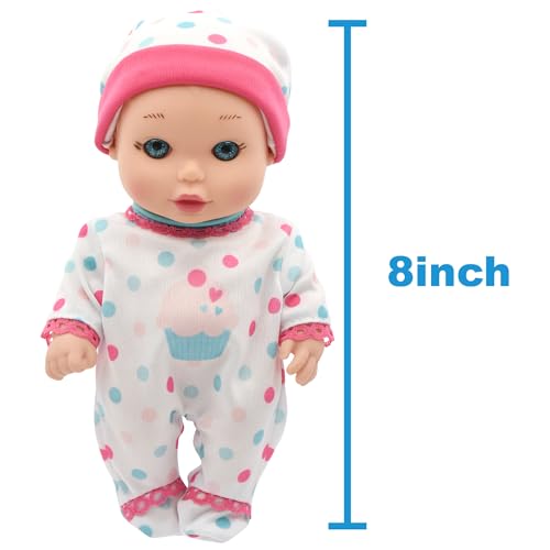 Muñeca Baby Maziuna Magic Nursery con cuna y accesorios miniatura 2