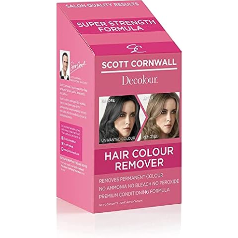 Scott Cornwall Decolour Hair Colour Remover For Dyed Hair Removes Unwanted Permanent Hair Colour Cover