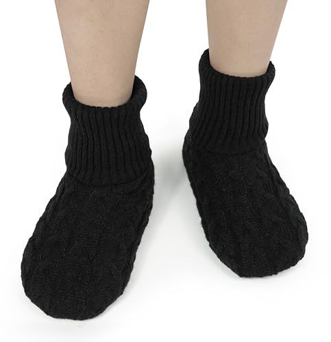Image of BenSorts Fuzzy Slipper Socks for Women Non Slip House Socks with Grips Gifts