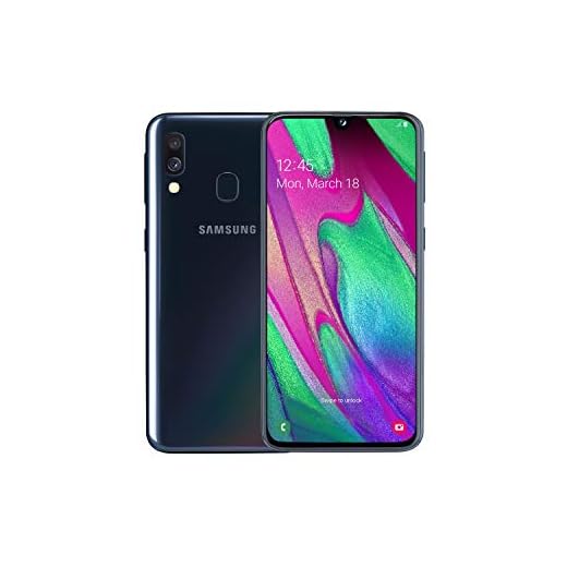 2019 Samsung Galaxy A40 Dual SIM 64GB - Nero (Ricondizionato)