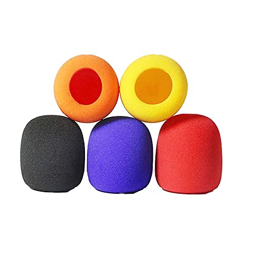Studio Microphone Foam Mic Shield Cover Mic Foam Foam Mic Shield Cover Mic Foam (Black, Red, Yellow, Orange, Purple)-image-25