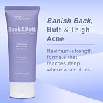 Butt Acne Clearing Treatment, Maximum Strength Body Cream for Back, Buttocks, Thigh & Chest Acne Removal, Skin Clearing Lotion for Men & Women, Foaming Cleanser for Bacne & Cystic Acne - Image 4