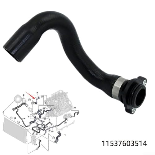 For Thermo to Block Flange Upgrade Coolant Hose Compatible with For BMW N20 For N26 N52 N54 N55 Engines Suitable for 1, 2, 3, 4, 5 Series and X Models - Image 2