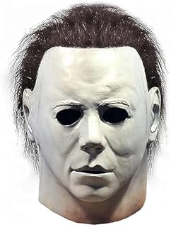 Halloween Michael Myers Mask 2024 Halloween Horror Cosplay Costume Scar Mask