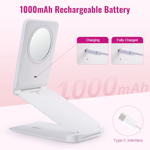 EASEHOLD Travel Makeup Mirror with Magnification