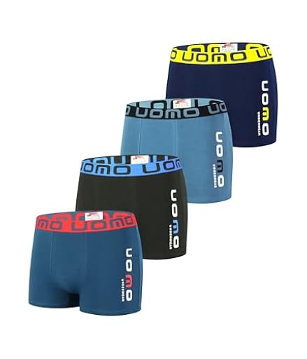 Trendy Boy Calzoncillos Boxer de Algodón para Niños, Pack de 4 – Boxer Ultra Suaves, Multicolor, Tallas 6-16 Años (B617, 12-14 Years) | Ya disponible en tu tienda friki favorita! En mundofriki.es!