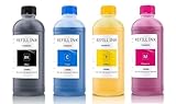 500ml Pigment Bulk Premium Refill Ink Bottles Wide Printer Compatibility (Black)