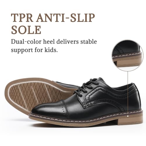 FUPPIA Boys Oxfords Black Size 4 by FUPPIA - Used condition - Image 6