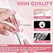DupakSYS Cuticle Oil Pen 50Pcs 5ml Empty Nail Oil Pen Transparent Twist Pens with Brush Tip for Nail Oil, Eyelash Growth Liquid Tube, Cosmetic Lip Gloss Container Applicators + 72pcs Label