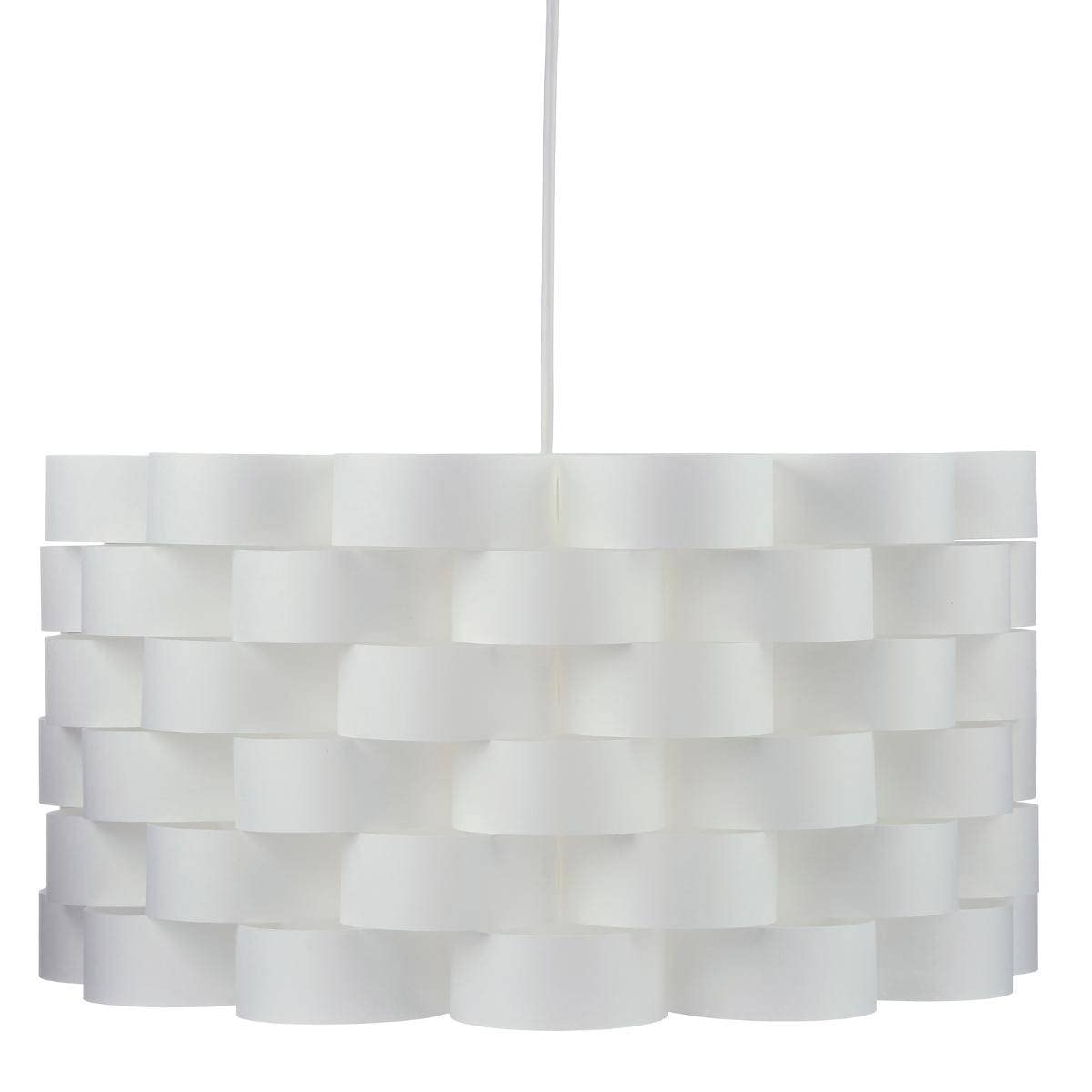 Atmosphera - Lámpara colgante 'Moki' blanca D. 42 cm