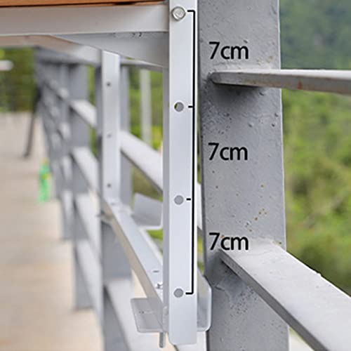 Mesa suspensa de varanda Mesa suspensa de varanda de pátio, mesa de parede dobrável ao ar livre Mesa