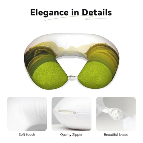 Almohada de espuma viscoelástica para viaje cuello U miniatura 2