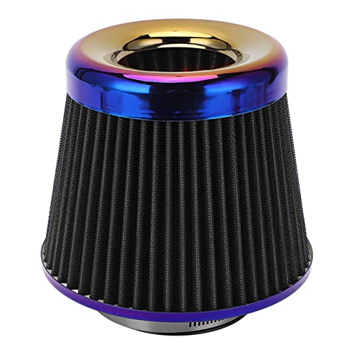 Filtre à air d'admission 76mm lavable pour optimiser le flux moteur