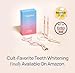 Laughland Original Teeth Whitening Kit, Phone-Powered LED Mouthpiece & 3 Whitening Gel Syringes, 8% Hydrogen Peroxide, Aloe Vera & Mint, for Sensitive Teeth, At-Home Dental Care, 6+ Treatments